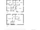 Floorplan for first floor and second floor highlighting room dimensions, bathrooms, living areas, and stairs at 10862 Albion Dr, Thornton, CO 80233