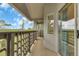Spacious balcony offering beautiful treetop views at 1000 E 1St Ave # 405, Denver, CO 80218