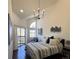 Bright bedroom with a walk-out balcony and lots of natural light at 1000 E 1St Ave # 405, Denver, CO 80218