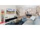 Open-concept design highlights the living room, dining area, and kitchen, creating a cohesive and inviting space at 5745 S Buchanan Ct # C, Aurora, CO 80016
