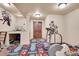 Fun basement playroom with gym and unique flooring at 5960 S Watson Ln, Littleton, CO 80123