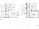 Detailed floorplan showcasing layout of rooms on both floors at 15976 E Radcliff Pl # A, Aurora, CO 80015