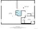 Basement layout featuring recreation room, basement, bedroom, bathroom, and walk-in closet at 11302 Mesa Verde Pl, Parker, CO 80138