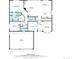 Main floor plan featuring a living room, office, kitchen, dining area, bedrooms, and a garage at 11302 Mesa Verde Pl, Parker, CO 80138