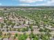 Aerial view shows the community and pinpoints its location within the city at 5300 E Cherry Creek South Drive # 918, Denver, CO 80246