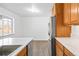 Eat-in kitchen area with stainless steel appliances at 1065 Youngfield St, Golden, CO 80401