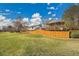 Large backyard with a wood fence provides privacy and space for outdoor activities at 11488 E Amherst S Cir, Aurora, CO 80014
