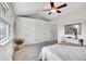 The bedroom has three large closets, plush carpet and a big window with a lovely view of the backyard at 11488 E Amherst S Cir, Aurora, CO 80014