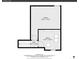 Lowest level floor plan featuring a large room, utility area, and hall with stairs at 11488 E Amherst S Cir, Aurora, CO 80014
