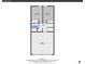 Lower level floor plan featuring two bedrooms, a bathroom, hall, and a spacious garage at 11488 E Amherst S Cir, Aurora, CO 80014