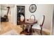 Open dining area with elegant table set and decor at 5525 S Lowell Blvd, Littleton, CO 80123