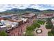 Aerial view of downtown area with mountain backdrop, showing pedestrian traffic and city layout at 827 Maxwell Ave # H, Boulder, CO 80304
