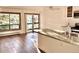 Well-lit kitchen flows into the living area and features a breakfast bar at 827 Maxwell Ave # H, Boulder, CO 80304