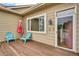 Outdoor patio with seating at 1099 S Walden Way # 205, Aurora, CO 80017