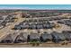 Extensive aerial view showing a Primary-planned neighborhood with neat rows of houses and green spaces at 8501 S Rome Way, Aurora, CO 80016