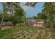 Backyard features a grassy area and mature trees offering shade and privacy at 5810 S Greenwood St, Littleton, CO 80120