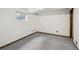 Unfinished basement with small window, ready for customization to suit your needs at 10525 Hobbit Ln, Westminster, CO 80031