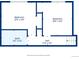 Upstairs floor plan showing bedrooms, bathroom, and hallway dimensions at 10525 Hobbit Ln, Westminster, CO 80031