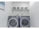 Convenient laundry room with front load washer and dryer at 17825 Gallup St, Broomfield, CO 80023