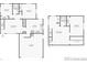 Detailed floor plan showcasing layout of the home and key dimensions of rooms at 574 El Paso Rd, Palmer Lake, CO 80133