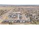 A picturesque aerial view of a well-planned community featuring uniform homes and landscaping at 4644 S Kipling Cir, Littleton, CO 80123