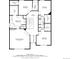 Detailed floor plan showcasing the layout of the home including bedroom and bathroom dimensions at 7360 Almandine Ct, Castle Rock, CO 80108