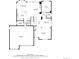 Detailed floor plan illustrating the layout of the home, including room dimensions at 7360 Almandine Ct, Castle Rock, CO 80108