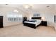 Large main bedroom with vaulted ceilings, a ceiling fan, and ample natural light at 7360 Almandine Ct, Castle Rock, CO 80108