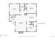 First floor plan showcasing layout with living room, kitchen, dining room, bedrooms, and bathrooms at 1640 Pontiac St, Denver, CO 80220