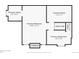 Basement floor plan featuring a primary bedroom, bathroom, laundry room, and closet spaces at 1640 Pontiac St, Denver, CO 80220