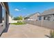 Backyard with a concrete patio and a privacy fence at 19802 E 54Th Ave, Denver, CO 80249