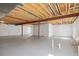 Unfinished basement with exposed beams at 19802 E 54Th Ave, Denver, CO 80249