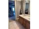 Double vanity bathroom with ample counter space at 4375 Tongue Rd, Indian Hills, CO 80454