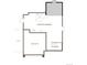 Unfinished basement floorplan with bath pre-plumb and potential for a 3-car garage, offering customizable space at 25303 E Warren Pl, Aurora, CO 80018