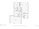 Detailed floor plan of the first floor with dimensions for rooms, closets, bathrooms, and garage at 15870 Duckweed Ct, Parker, CO 80134