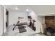 Bright exercise room featuring modern fitness equipment and polished concrete floors at 3138 N Josephine St, Denver, CO 80205