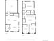 Detailed floor plan showcasing layout of living spaces, bedrooms, kitchen, and garage at 3061 Low Meadow Blvd, Castle Rock, CO 80109