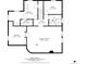 Floor plan of the basement level, featuring a recreation room, bedroom, laundry, and utility areas at 3055 S Bannock St, Englewood, CO 80110