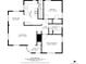 Detailed floor plan showcasing the layout of the main level of the home, including the kitchen and living areas at 3055 S Bannock St, Englewood, CO 80110