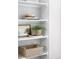 Bright storage shelves offer lots of shelving and storage at 3055 S Bannock St, Englewood, CO 80110