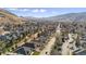 Aerial view of neighborhood and mountain range at 1337 N Ford St, Golden, CO 80403