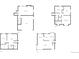 Detailed floor plan showcasing the layout of the home's multiple floors and rooms at 1460 Belmont Dr, Longmont, CO 80503