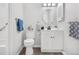 Clean bathroom with white vanity and updated fixtures at 7375 E Quincy Ave # 204, Denver, CO 80237