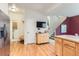 Open concept kitchen featuring wood floors at 511 Noel Ave, Longmont, CO 80501