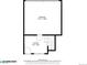 Floor plan view of the home's basement with garage and foyer at 1880 W 32Nd Ave, Denver, CO 80211