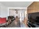 Inviting living space with hardwood floors, fireplace, and stylish furnishings at 12931 W 20Th Ave, Golden, CO 80401