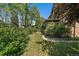 Lush backyard with mature trees, offering a serene and private outdoor space at 3764 Newton St, Denver, CO 80211