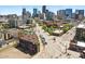 Panoramic aerial view of downtown Denver showcasing the city skyline and vibrant streetscape below at 2400 N Broadway # 4, Denver, CO 80205