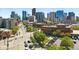 A vibrant cityscape view with tree-lined streets and bustling downtown at 2400 N Broadway # 4, Denver, CO 80205