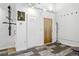 Welcoming entryway with two doors, coat rack, and unique decorative accents at 2400 N Broadway # 4, Denver, CO 80205